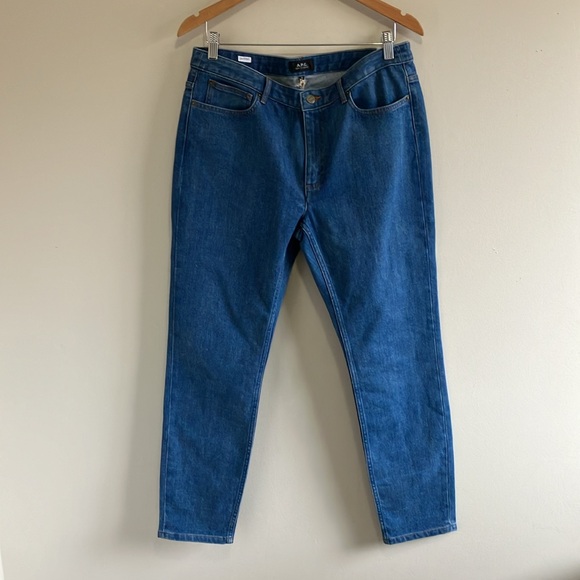 A.P.C. High standard women straight leg jeans Indigo size 32 - Picture 2 of 10